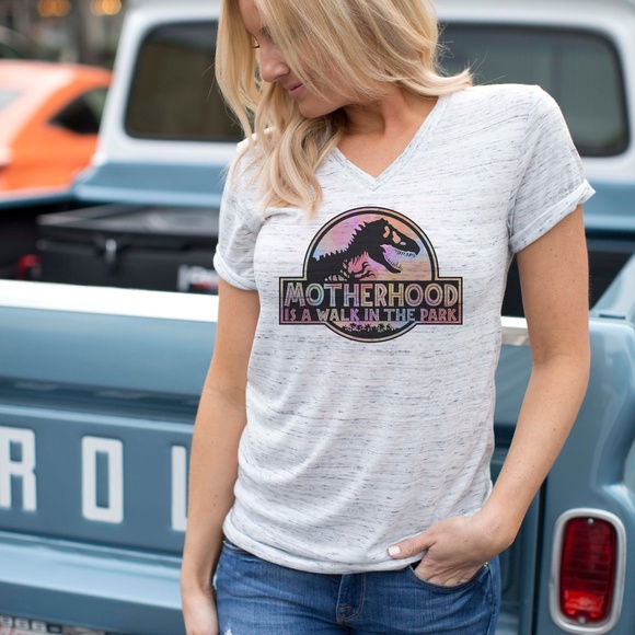 Bella Canvas Tops - NWT Motherhood Walk Park Women's Graphic Tee Shirt